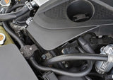 J&L 16-23 Infiniti Q50/Q60 3.0T Oil Separator 3.0 Driver Side - Black Anodized - 3110D-B