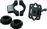 Kuryakyn Handlebar Accessory Mount Standard 7/8 to 1-1/4in Bar Black - 1671