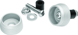 Kuryakyn Lodestar Axle Sliders Silver - 3807