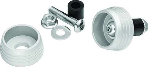 Kuryakyn Lodestar Axle Sliders Silver - 3807