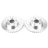 Power Stop 15-16 Mercedes-Benz C250 Front Evolution Drilled & Slotted Rotors - Pair - EBR1626XPR