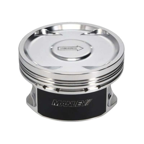 Manley 04+ Subaru WRX STi EJ257 99.5mm Bore STD 8.5CR -17cc Dish Piston Set w/Rings - 612200C-4
