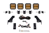 Diode Dynamics Jeep JK SS5 4-Pod CrossLink Grille Lightbar Kit Pro - Yellow Combo - DD7273