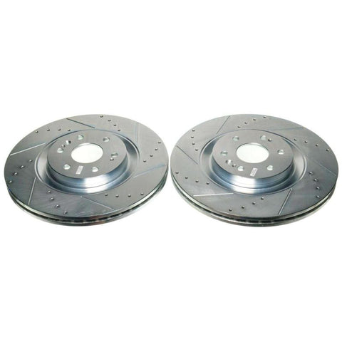 Power Stop 21-22 Chevrolet Tahoe Front Drilled & Slotted Rotor (Pair) - AR82209XPR