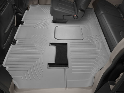 WeatherTech 05-06 Audi A6/S6 Rear FloorLiner - Grey (2pcs) - 462193