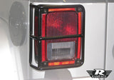 Rampage 2007-2018 Jeep Wrangler(JK) Taillight Guards - Black - 88660