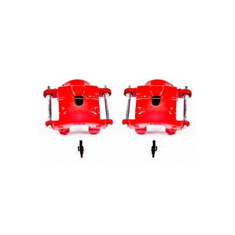 Power Stop 78-85 Avanti II Front Red Calipers w/o Brackets - Pair - S4071
