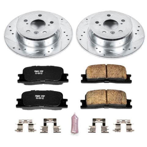 Power Stop 01-03 Toyota Highlander Rear Z23 Evolution Sport Brake Kit - K1069