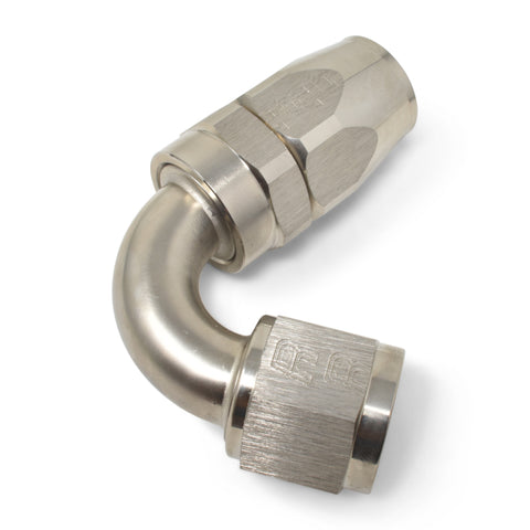 Russell Performance -10 AN Endura 120 Degree Full Flow Swivel Hose End (With 15/16in Radius) - 613421