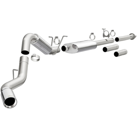 MagnaFlow Stainless Cat-Back Exhaust 2015 Chevy Silverado 2500HD 6.0L P/S Rear Exit 5in - 19026