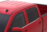 AVS 15-18 Chevy Silverado 2500 Crew Cab Ventvisor Front & Rear Window Deflectors 4pc - Smoke - 194536
