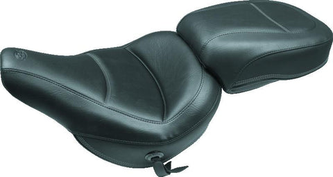 Mustang 18-21 Harley Heritage Classic & Deluxe Standard Touring Solo Seat - Black - 75880