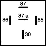 Hella Relay Mini Iso 5 Pole 12V Spdt Res Bkt - 007794031