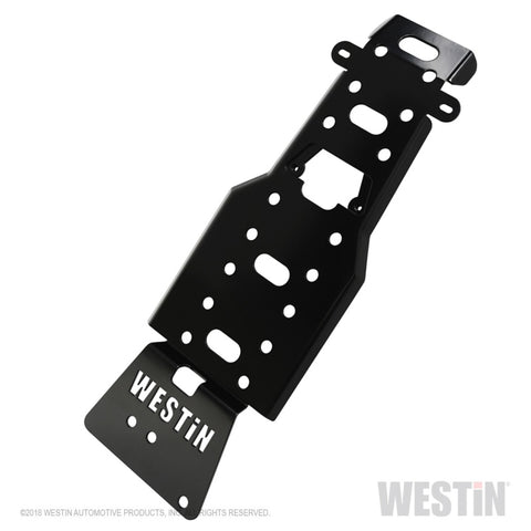 Westin/Snyper 07-11 Jeep Wrangler Transmission Pan Skid Plate - Textured Black - 42-21125