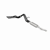 MagnaFlow SYS Cat-Back 10-14 Ford Raptor 6.2L V8 2.5/3in Black Dual Same Side Exit Rear 3.5 Tips - 15366