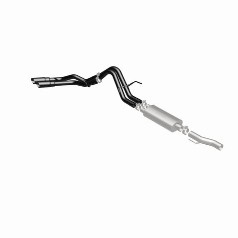 MagnaFlow SYS Cat-Back 10-14 Ford Raptor 6.2L V8 2.5/3in Black Dual Same Side Exit Rear 3.5 Tips - 15366