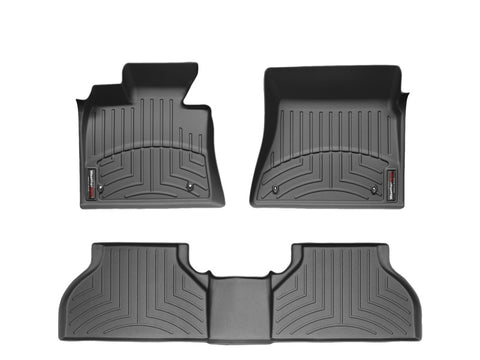 WeatherTech 2015 Chevy Colorado Crew Cab Front Floorliners - Black - 447511