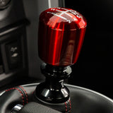 Raceseng Ashiko Shift Knob (Gate 3 Engraving) M10x1.5mm Adapter - Red Translucent - 08311RT-08013-081103