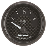 Autometer GT Series 52mm Short Sweep Electronic 0-90 ohms Fuel Level (For most 65-97 GM) - 8014