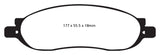 EBC 05-07 Ford F250 (inc Super Duty) 5.4 (2WD) Yellowstuff Rear Brake Pads - DP41778R