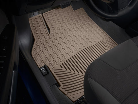 WeatherTech 11+ BMW 5-Series (F10) Front Rubber Mats - Tan - W204TN