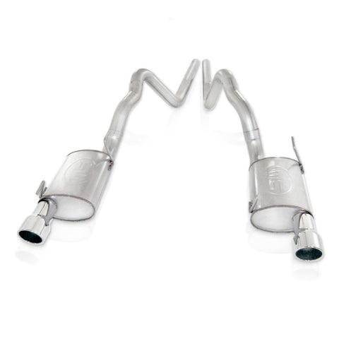 Stainless Works 2007-10 Shelby GT500 3in Catback X-Pipe Chambered Mufflers - M08GT