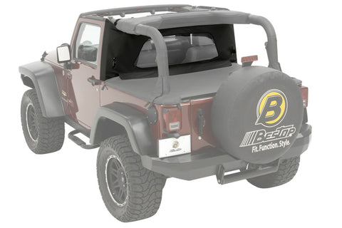 Bestop Around Windjammer - 97-02 Jeep Wrangler TJ Wrap (Black Denim) - 80033-15