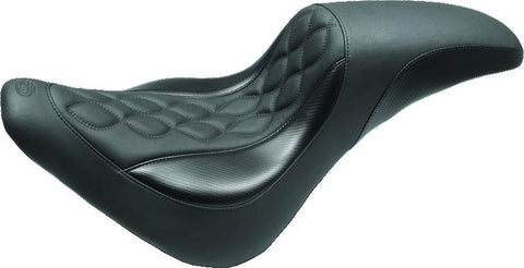 Mustang 18-21 Harley Low Rider & Sport Glide Standard Touring Passenger Seat Dagger - Black - 75722