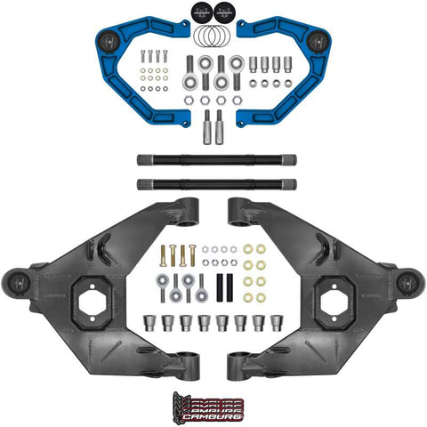 Camburg 21-25 Ford Bronco Trail Series Long Travel Kit w/ Billet XJ UCA - King Blue - CAM-110243-KX-BLU