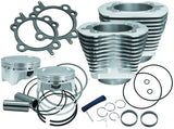 S&S Cycle 07-17 BT Models 110in Sidewinder Big Bore Kit - Silver - 910-0650