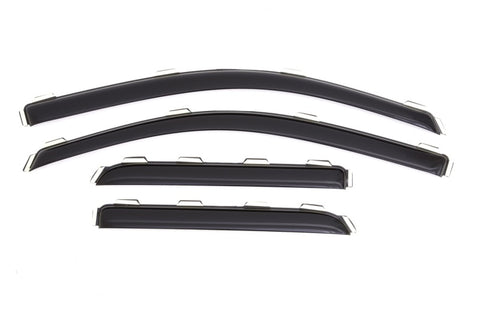 AVS 15-18 Chevy Silverado 2500 Ext. Cab Ventvisor Front & Rear Window Deflectors 4pc - Smoke - 194528