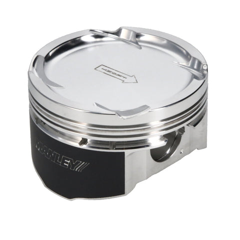 Manley 03-06 EVO VIII/IX 87.0mm-Bore +0.5mm 8.5/9.0 CR Dish Extreme Duty Piston Set w/ Rings - 619020CE-4