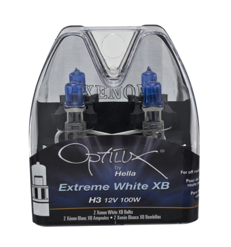 Hella Optilux H3 12V / 100W Xenon White XB Light Bulb - H71070181