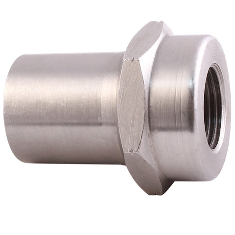 QA1 Tube Adapter - 1in OD - Hex - Left Hand - 1/2-20 Thread .058 Wall - Alloy - 1845-103