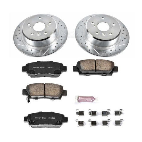Power Stop 95-99 Toyota Avalon Rear Z23 Evolution Sport Brake Kit - K5103