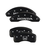 MGP 4 Caliper Covers Engraved Front & Rear MGP Red finish silver ch - 52003SMGPRD
