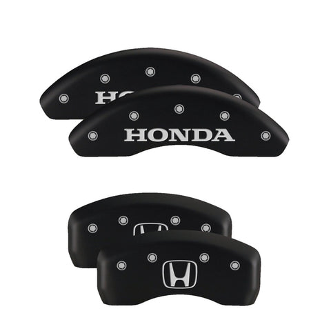 MGP 4 Caliper Covers Engraved Front & Rear MGP Red finish silver ch - 52003SMGPRD