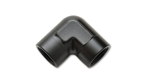 Vibrant 3/8in NPT 90 Degree Female Pipe Coupler Fitting - 11322