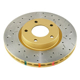 DBA 04-05 Mazda 3 2.3L (exc. MazdaSpeed) Front Drilled & Slotted 4000 Series Rotor - 42956XS