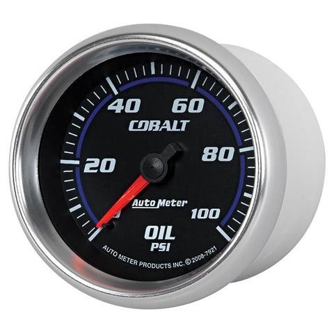 Autometer Cobalt 66mm 0-100 PSI Oil Pressure Gauge - 7921