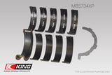 King Ford Mustang 302 Coyote (Size .25) Performance Main Bearing Set - MB5734XP0.25