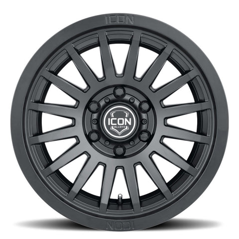 ICON Recon SLX 17x8.5 5x4.5 0mm Offset 4.75in BS 71.5mm Bore Satin Black Wheel - 3617856547SB