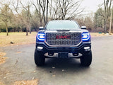 Oracle 16-18 GMC Sierra Headlight DRL Upgrade Kit - ColorSHIFT w/ 2.0 Controller - 1320-333