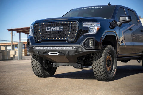 Addictive Desert Designs 2019 GMC Sierra 1500 SF Front Bumper w/ Winch Mount & Sensor Cutout - F471423030103
