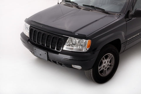 AVS 99-04 Jeep Grand Cherokee Bugflector Medium Profile Hood Shield - Smoke - 23353