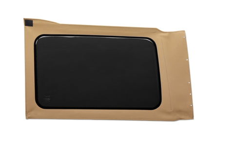 Bestop 18-26 Jeep Wrangler JL Oe JL Replacement Windows (Quarter Left Hand 4-Door Tan Twill Tinted) - 58303-71
