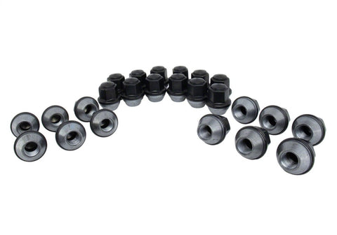 Ford Racing M12 x 1.5 Black Lug Nut - Set of 24 - M-1012K-BR