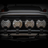 KC HiLiTES SlimLite 8in. LED Light Shield SAE Driving (Shield Only) - Clear - 5209