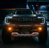 RIVAL 24-26 Ford Ranger Raptor Front Aluminum Bumper w/Winch Mount and Recovery Points - 2D.1813.1.US