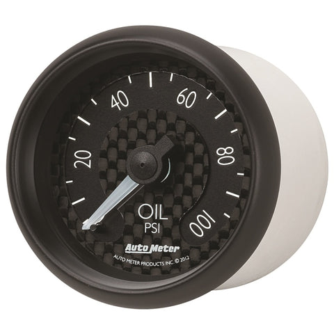 Autometer GT Series 52mm Mechanical 0-100 psi Oil Pressure Gauge - 8021
